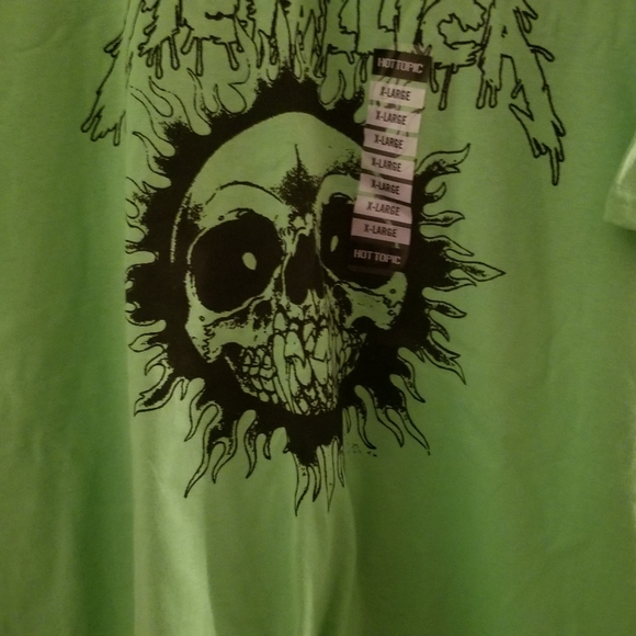 Hot Topic Metallica Shirt XL NWT - Picture 2 of 7